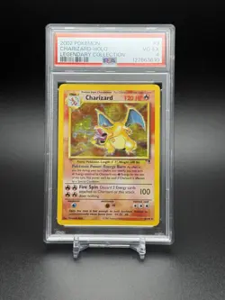 2002 Pokemon Legendary Collect. Charizard Holo Rare 3/110 VG - EX PSA 4 - Image 2