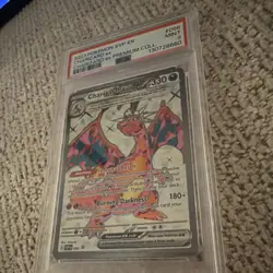 Pokemon TCG Charizard ex 056 SVP Scarlet & Violet Promo Holo EX PSA 9 - Image 4