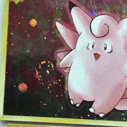 Pokemon Erika's Clefable Holo Rare 70HP Gym Heroes 3/132 English Card 2000 SWIRL - Image 3