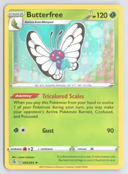 Butterfree 003/264 Pokemon Fusion Strike Holo Rare Near Mint - Image 1
