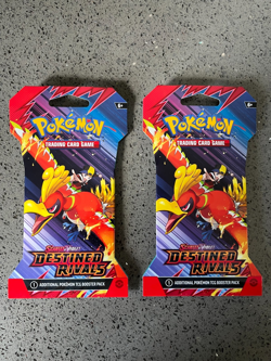2 Pokemon TCG: Scarlet & Violet Destined Rivals Sleeved Booster Packs. - Image 1