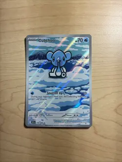 Pokemon TCG - Cubchoo - 109/086 - Illustration Rare - SV: Black Bolt NM - Image 1