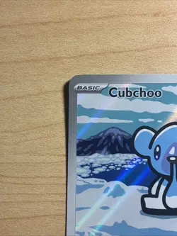 Pokemon TCG - Cubchoo - 109/086 - Illustration Rare - SV: Black Bolt NM - Image 2