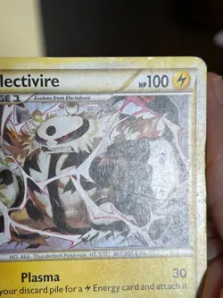 POKEMON ELECTIVIRE 20/102 RARE TRIUMPHANT MP CARD - Image 3