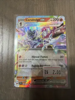 Ceruledge ex 036/191 - Double Rare Surging Sparks - Pokemon TCG - Image 1