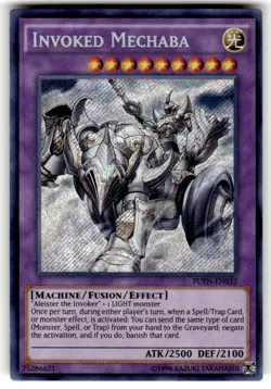 FUEN-EN032 Invoked Mechaba - Secret Rare Unl Edition Near Mint YuGiOh Card - Image 1