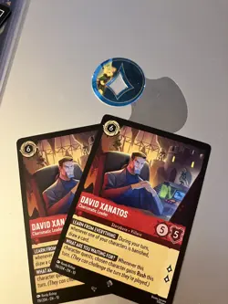 Disney Lorcana David Xanatos -Charismatic Leader 116/204 Whispers in the Well X2 - Image 1