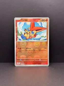 Victini (Master Ball Pattern) 012/086 Pokemon TCG Sv: Black Bolt Holo - NM - Image 1