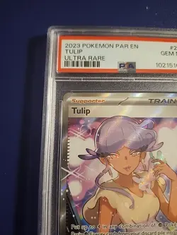 PSA 10 Tulip Ultra Rare #244 2023 Pokemon Par Paradox Rift 89929215 - Image 4