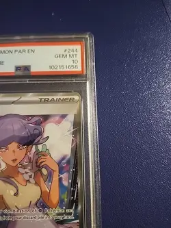 PSA 10 Tulip Ultra Rare #244 2023 Pokemon Par Paradox Rift 89929215 - Image 5