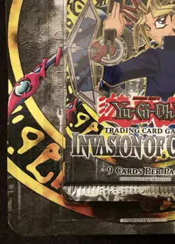 Yu-Gi-Oh! INVASION OF CHAOS Blister Booster Pack 1st EDITION 1996 Konami RARE 🔥 - Image 4