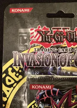 Yu-Gi-Oh! INVASION OF CHAOS Blister Booster Pack 1st EDITION 1996 Konami RARE 🔥 - Image 5