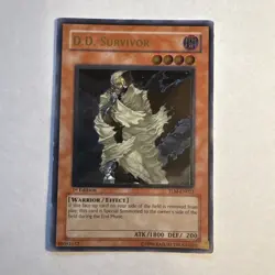 1st Edition D.D. Survivor TLM-EN023 Ultimate Rare MP Yugioh - Image 1