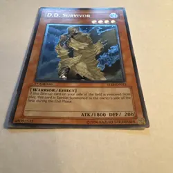 1st Edition D.D. Survivor TLM-EN023 Ultimate Rare MP Yugioh - Image 2