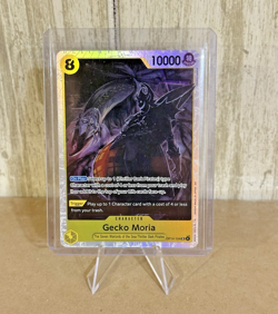 Gecko Moria Foil The Azure Sea's Seven Super Rare OP14-104 One Piece CCG - Image 1