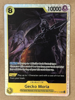 Gecko Moria Foil The Azure Sea's Seven Super Rare OP14-104 One Piece CCG - Image 2