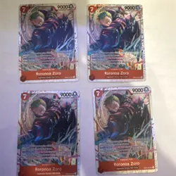 Roronoa Zoro Eb04-007 Sr English Set Of 4 Near Mint Op15 (Play Set Of 4) - Image 1