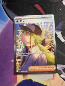 N's Plan SAR 170/086 SV11B Black Bolt English Pokemon TCG - Image 1