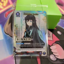 Union Arena Muichiro Tokito Alt Art Winner Promo Demon Slayer Volume 2 (SEALED) - Image 1