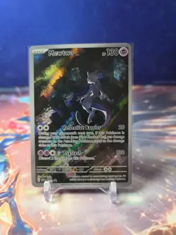 Pokemon TCG Mewtwo SVP 052 Black Star Promo Scarlet & Violet 151 Promo NM - Image 1