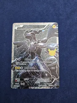 Pokemon TCG Zekrom Celebrations 25th Anniversary Full Art Card 114/114 MINT - Image 1