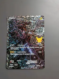 Pokemon TCG Zekrom Full Art Rare Card 114/114 Celebrations 25th Edition Mint - Image 2