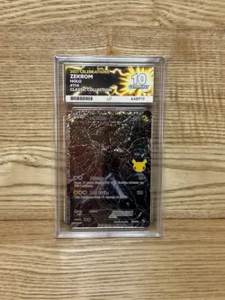 Pokemon TCG Zekrom Card Celebrations Classic Collection 114/114 ACE 10 Gem Mint - Image 1
