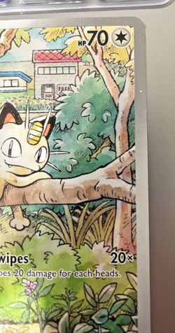 Pokemon card - Meowth #106 - Phantasmal Flames 2025 - Illustration Rare - Holo - Image 2