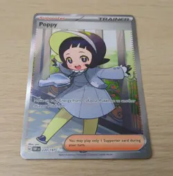 Pokemon Poppy 220/197 Trainer Obsidian Flames TCG Card - Image 1