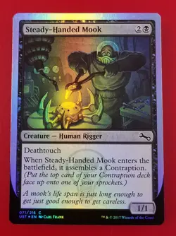 1x Steady-Handed Mook | FOIL | Unstable | MTG Magic Cards - Image 1