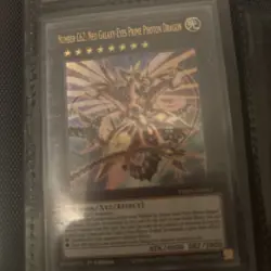 NUMBER C62: NEO GALAXY-EYES PRIME PHOTON DRAGON * ULTRA RARE PHHY-EN043 YUGIOH! - Image 1