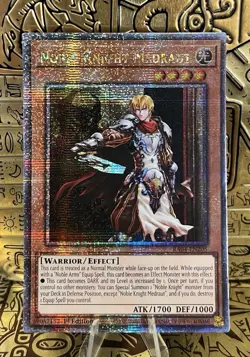 Noble Knight Medraut (Quarter Century Secret Rare) RA04-EN205 Yugioh! NM - Image 1