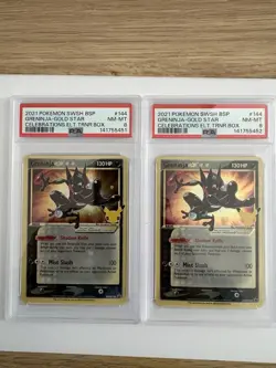 PSA 8 Greninja Star SWSH144 Sword & Shield Promo Card Holo Pokemon Gold Star - Image 4
