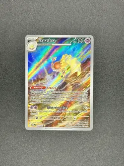 Pokemon TCG Espathra Holo Card 197/182 Sv04: Paradox Rift Illustration Rare - Image 1