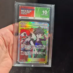 Red and Blue 108/095 Alter Genesis Pokemon Card Japanese Ace 10 Gem Mint - Image 1