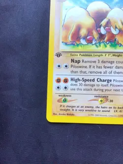 Pokemon Cards: 1st Edition Neo Revelation Uncommon: Piloswine 36/64 - Image 5