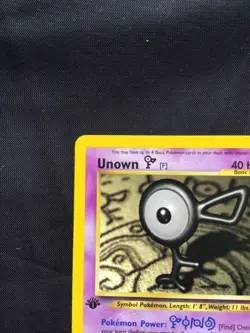 Pokemon Cards: 1st Edition Neo Discovery Uncommon: Unown F 48/75 - Image 2