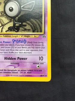 Pokemon Cards: 1st Edition Neo Discovery Uncommon: Unown F 48/75 - Image 4