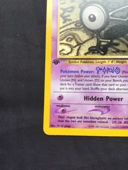 Pokemon Cards: 1st Edition Neo Discovery Uncommon: Unown F 48/75 - Image 5