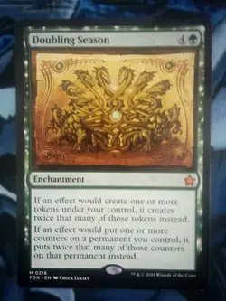 MTG Doubling Season - Foundations #216 Magic the Gathering MTG NM - Image 1