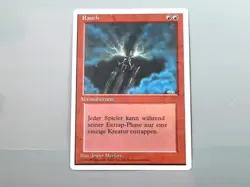 MTG - 4.ED. UNLIMITED (FWB/'95) - SMOKE - RAUCH / NEVER PLAYED / NM - Image 1