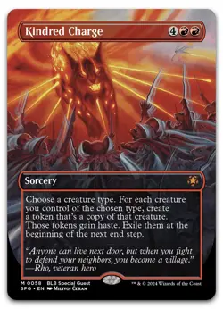 Kindred Charge (Borderless) #58 (NM) Special Guests SPG Magic MTG - Image 1