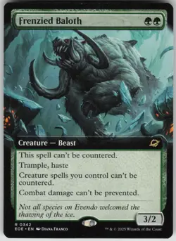 MTG TCG Frenzied Baloth (Extended Art) R Edge of Eternities 342 - Image 1
