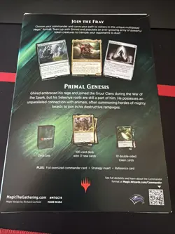 Primal Genesis Deck ~ Commander 2019 ~ Magic MTG Sealed - Image 2