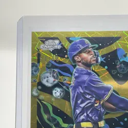 2025 Topps Cosmic Chrome - Autographs Ryan Bliss Gold Interstellar Refractor /50 - Image 3