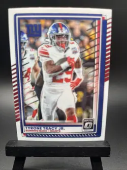 2025 Panini Donruss Optic Emmitt Smith Misprint Miscut W/ Tyrone Tracy Jr. #6 - Image 1