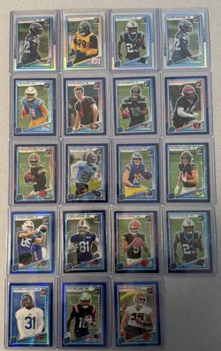 2025 PANINI DONRUSS OPTIC SP PURPLE SHOCK PRIZM RATED ROOKIE RC LOT OF 19🔥 - Image 1