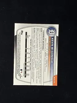 Topps 2025 Bowman Mojo Refractor Kevin McGonigle Detroit Tigers #BCP-79 Rookie - Image 2