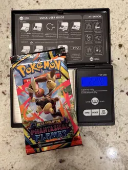 VERY HEAVY!! (22.48g) Pokemon Phantasmal Flames – Factory Sealed Booster Pack! - Image 1