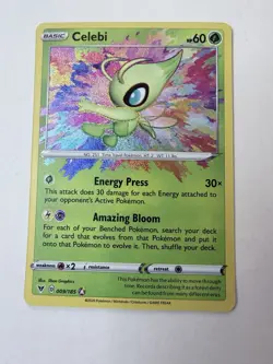 Pokemon - Celebi 009/185 - Amazing Rare - Vivid Voltage - NM - Image 1